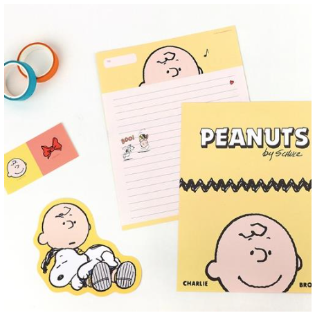 PEANUTS SNOOPY LETTER SET - CHARLIE