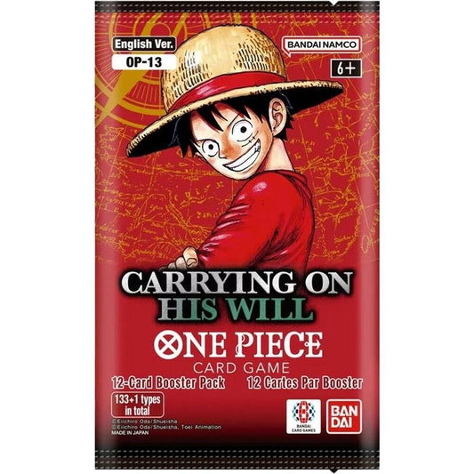 Gaming Cards - One Piece TCG Carrying on His Will Booster Pack - Fan-Tastic Cards & Comics - Bandai Namco