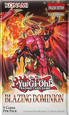Gaming Cards - Yu-Gi-Oh! Blazing Dominion Booster Pack - Fan-Tastic Cards & Comics - Konami
