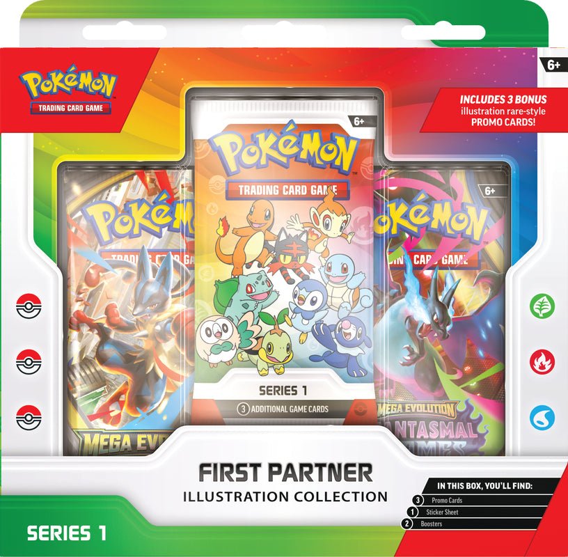 Gaming Cards - Pokemon First Partner Illustration Collection Series 1 - Fan-Tastic Cards & Comics - The Pokémon Company International