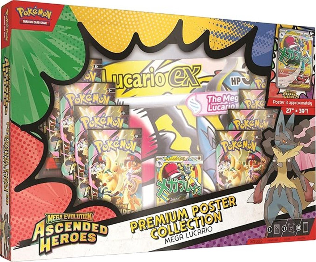 Gaming Cards - Pokemon Mega Evolution Ascended Heroes Premium Poster Collection - Fan-Tastic Cards & Comics - The Pokémon Company International