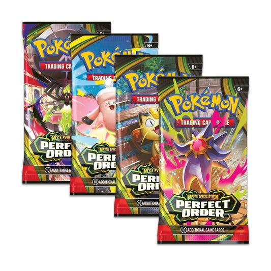 Gaming Cards - Pokémon Mega Evolutions Perfect Order Booster Pack - Fan-Tastic Cards & Comics - The Pokémon Company International