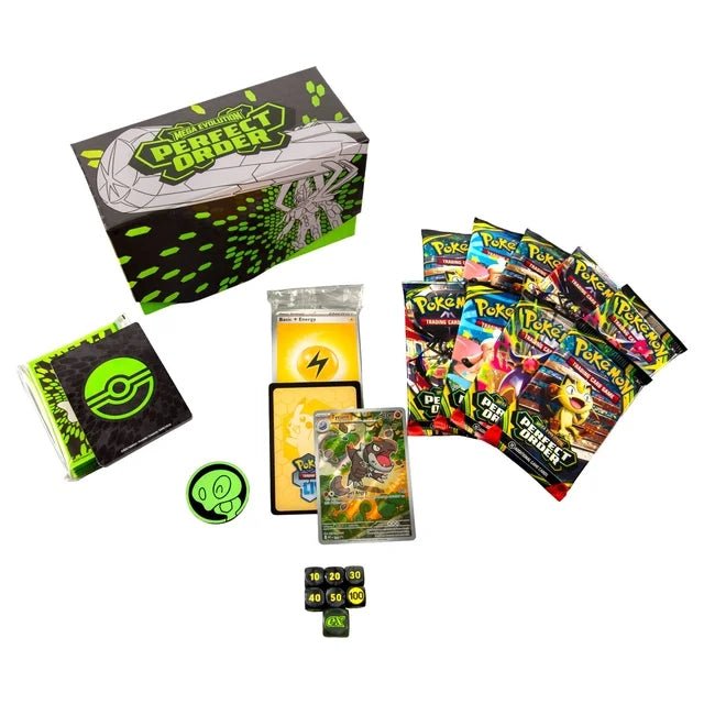 Gaming Cards - Pokémon Mega Evolutions Perfect Order Elite Trainer Box - Fan-Tastic Cards & Comics - The Pokémon Company International