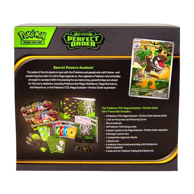 Gaming Cards - Pokémon Mega Evolutions Perfect Order Elite Trainer Box - Fan-Tastic Cards & Comics - The Pokémon Company International