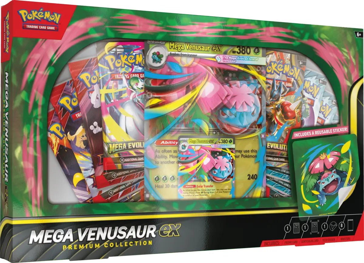 Gaming Cards - Pokémon Mega Venusaur ex Premium Collection - Fan-Tastic Cards & Comics - The Pokémon Company International