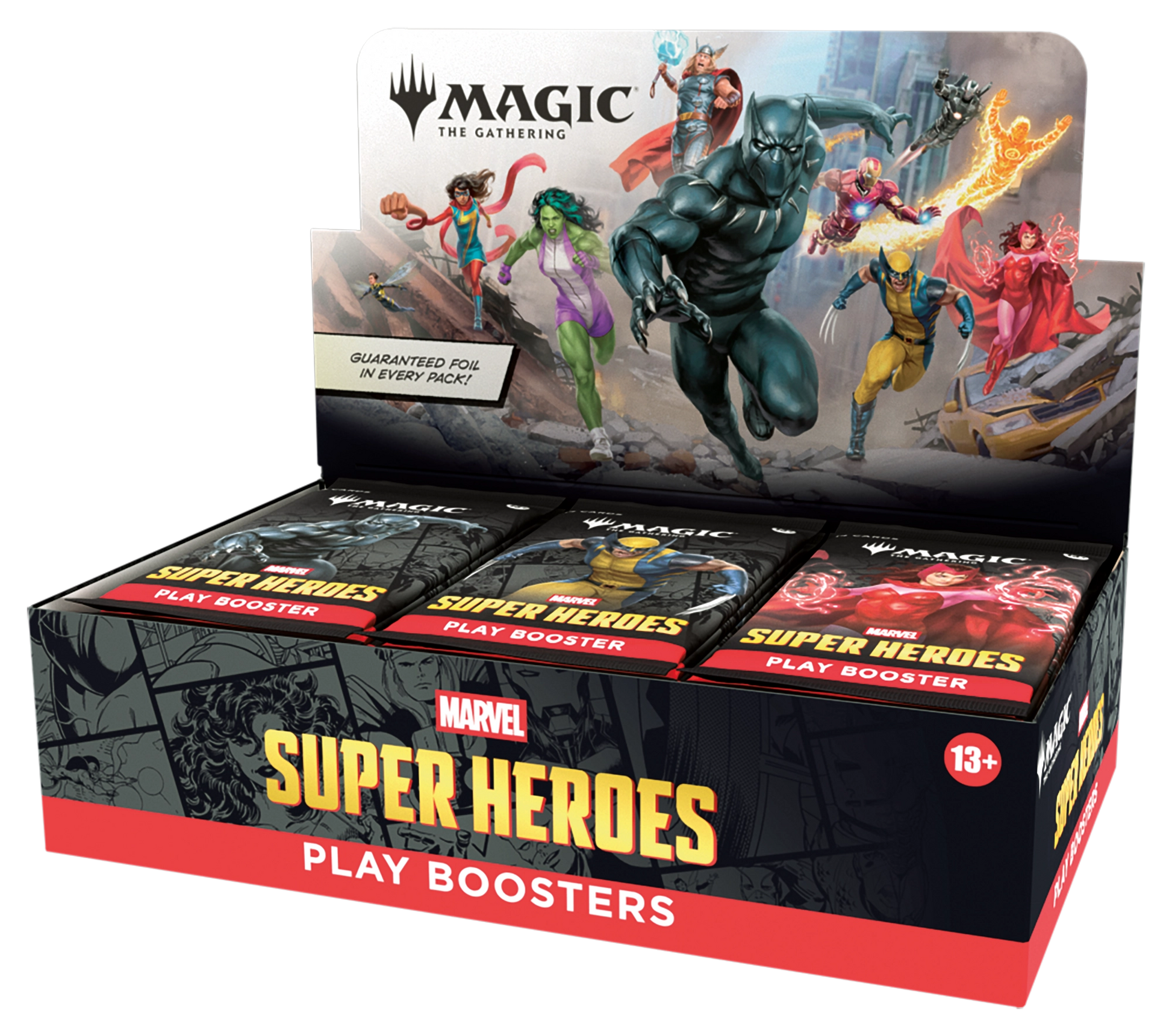 Gaming Cards - Magic the Gathering: Marvel Super Heroes Play Booster - Fan-Tastic Cards & Comics - Wizards of the Coast