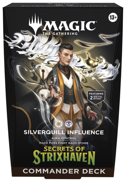 Gaming Cards - Magic the Gathering Secrets of Strixhaven Commander Deck Silverquill Influence - Fan-Tastic Cards & Comics - Wizards of the Coast