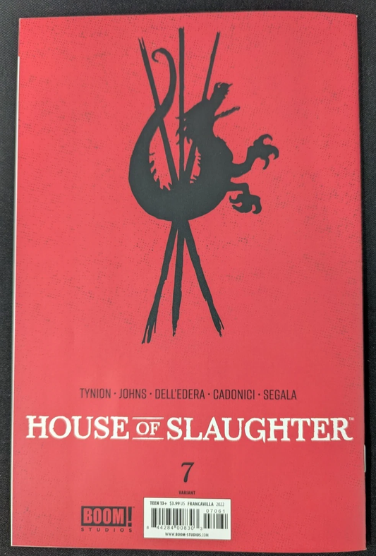 House of Slaugher Variant Virgin 2022 1:75 Francesco Francavilla