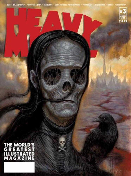Magazines - Heavy Metal Magazine 3 Cover B Chet Zar Variant (Mature) - Fan - Tastic Cards & Comics - Massive Publishing