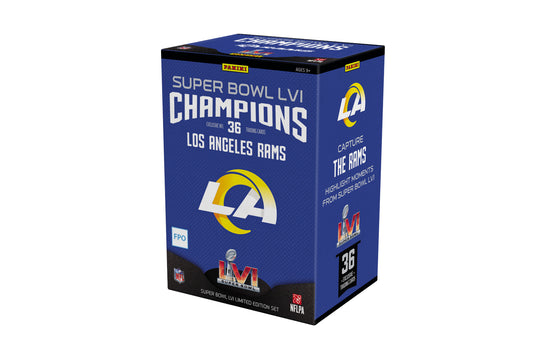 36 CARD LOS ANGELES RAMS SUPER BOWL LVI CHAMPIONS BOX SET 2021