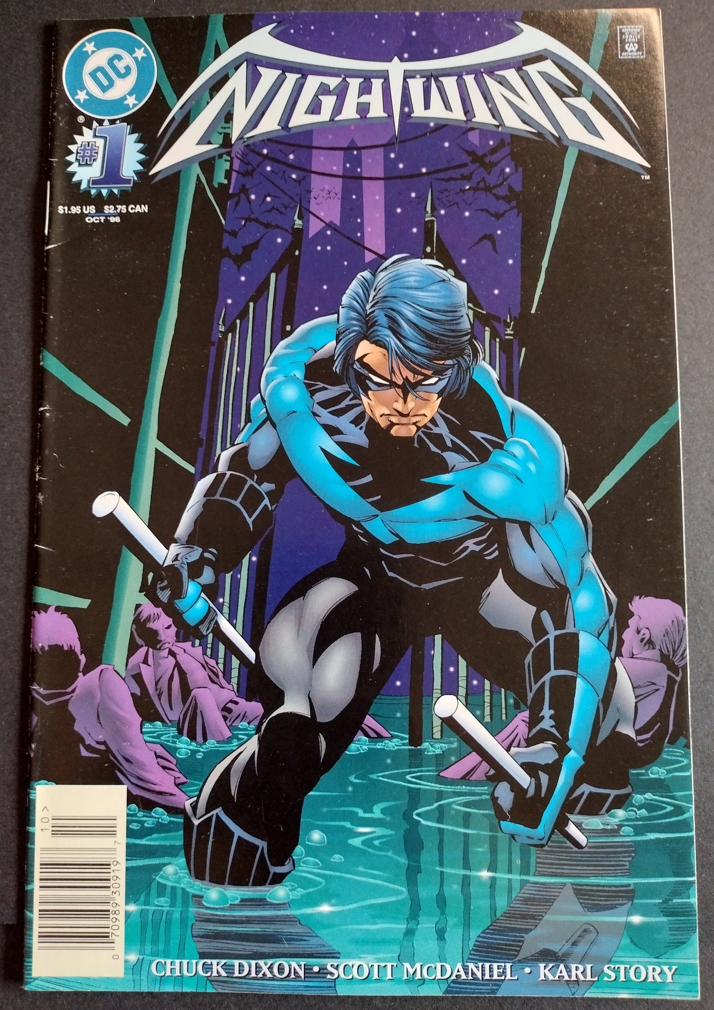 Nightwing 1  Vol 2 (1996) Newsstand Edition
