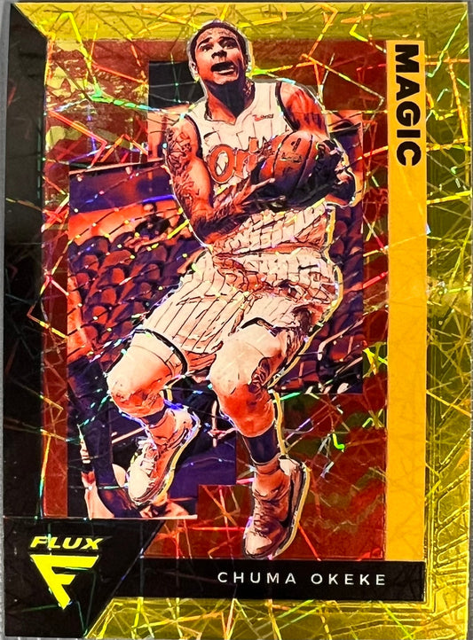 Sport Cards - Basketball Chuma Okeke (Flux Basketball) 128 Numbered 3/10 - Fan - Tastic Cards & Comics - Panini