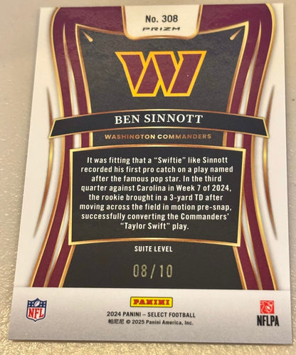 Sport Cards - Ben Sinnott - 2024 Panini Select Gold Disco Prizm - 308 - Fan - Tastic Cards & Comics - Panini
