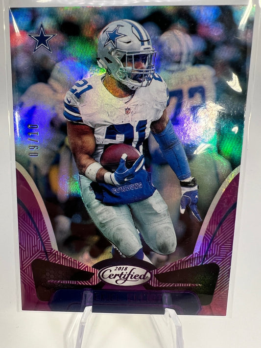 Sport Cards - Football Ezekiel Elliott (Certified Football) 09/10 - Fan - Tastic Cards & Comics - Panini