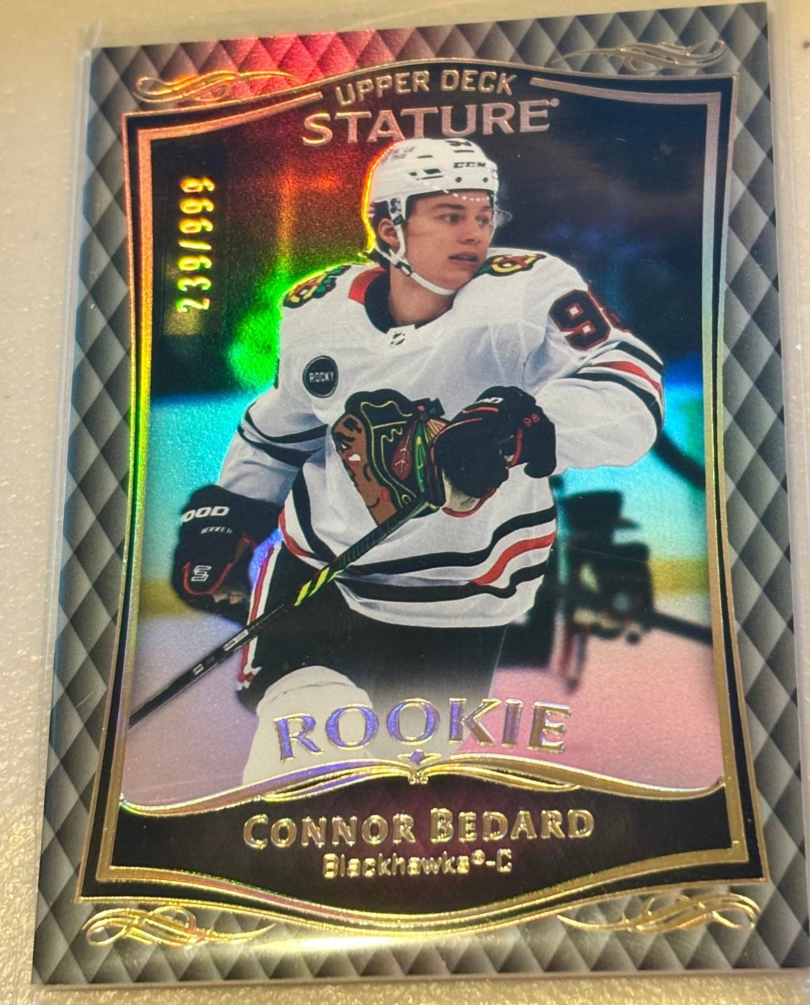 Sport Cards - Connor Bedard - 2025 Upper Deck Stature Numbered - 32 - Fan - Tastic Cards & Comics - Upper Deck