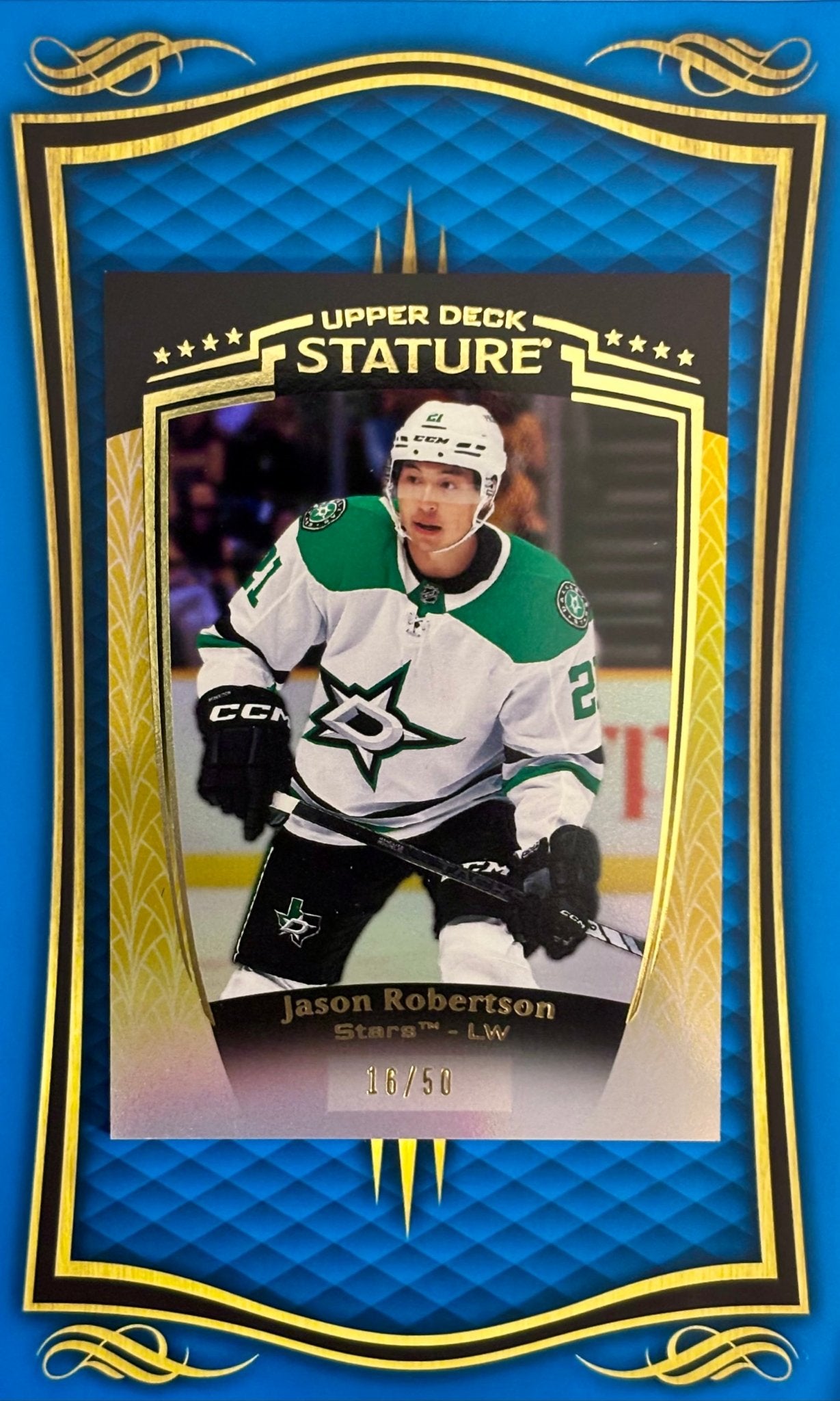 Sport Cards - Jason Robertson - 2025 Upper Deck Stature Gold - 20 - Fan - Tastic Cards & Comics - Upper Deck