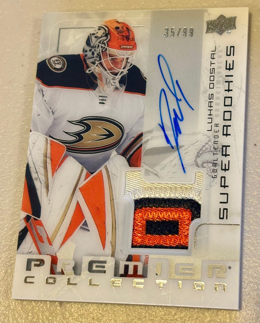 Sport Cards - Lukas Dostal - 2023 Upper Deck Premier Super Rookies - SAA - LO - Fan - Tastic Cards & Comics - Upper Deck