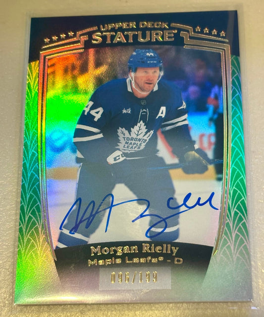 Sport Cards - Morgan Reilly - 2025 Upper Deck Stature Green Autograph - 4 - Fan - Tastic Cards & Comics - Upper Deck