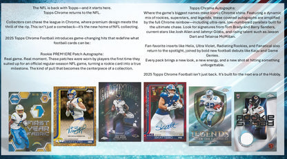 2025 Topps Chrome Football Value Box