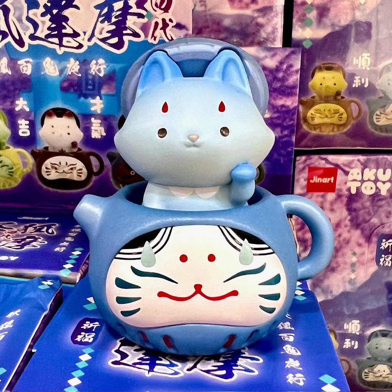 Toys and Models - Fox in Teapot Blind Box - Fan - Tastic Cards & Comics - BCmini