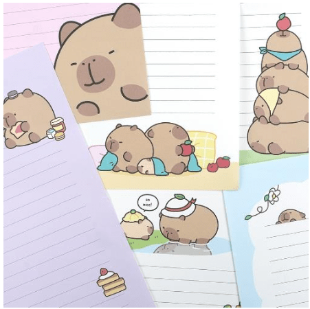 Toys and Models - CAPYBARA LETTER SET - Fan - Tastic Cards & Comics - BCZShop