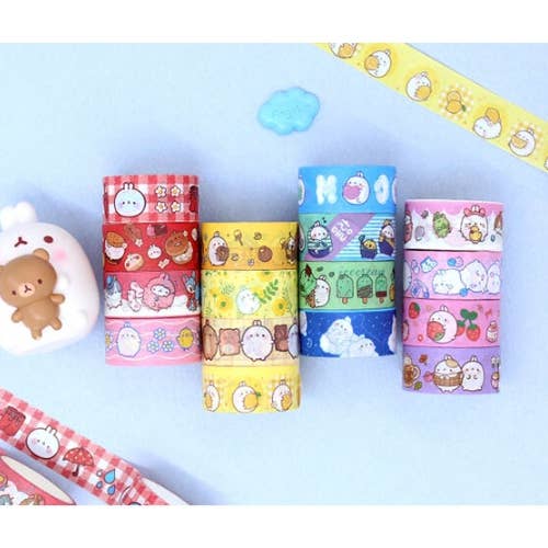 Toys and Models - MOLANG STAMP & TAPE SET - Fan - Tastic Cards & Comics - BCZShop