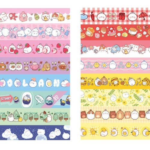 Toys and Models - MOLANG STAMP & TAPE SET - Fan - Tastic Cards & Comics - BCZShop