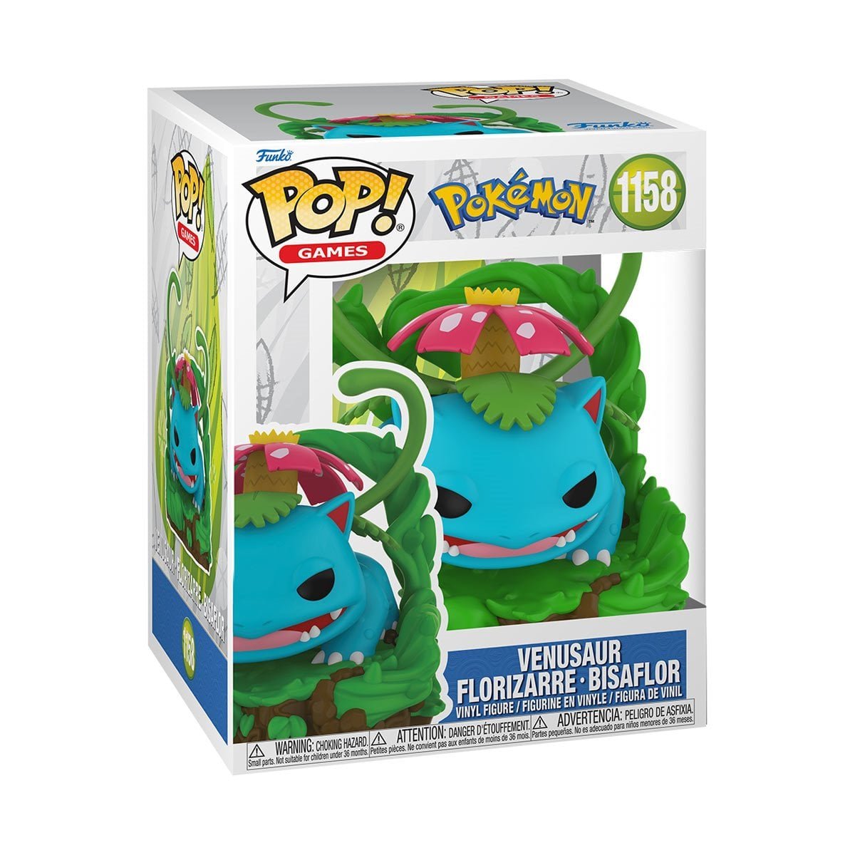 Toys and Models - Pokemon Venusaur Premium Funko Pop! Vinyl Figure 1158 - Fan-Tastic Cards & Comics - FUNKO