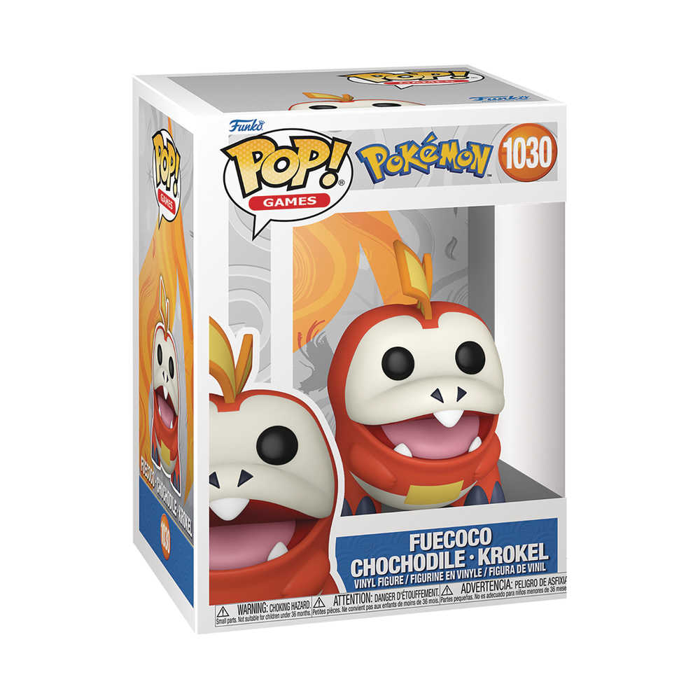 Toys and Models - Pop Games Pokemon Fuecoco Figure - Fan - Tastic Cards & Comics - FUNKO