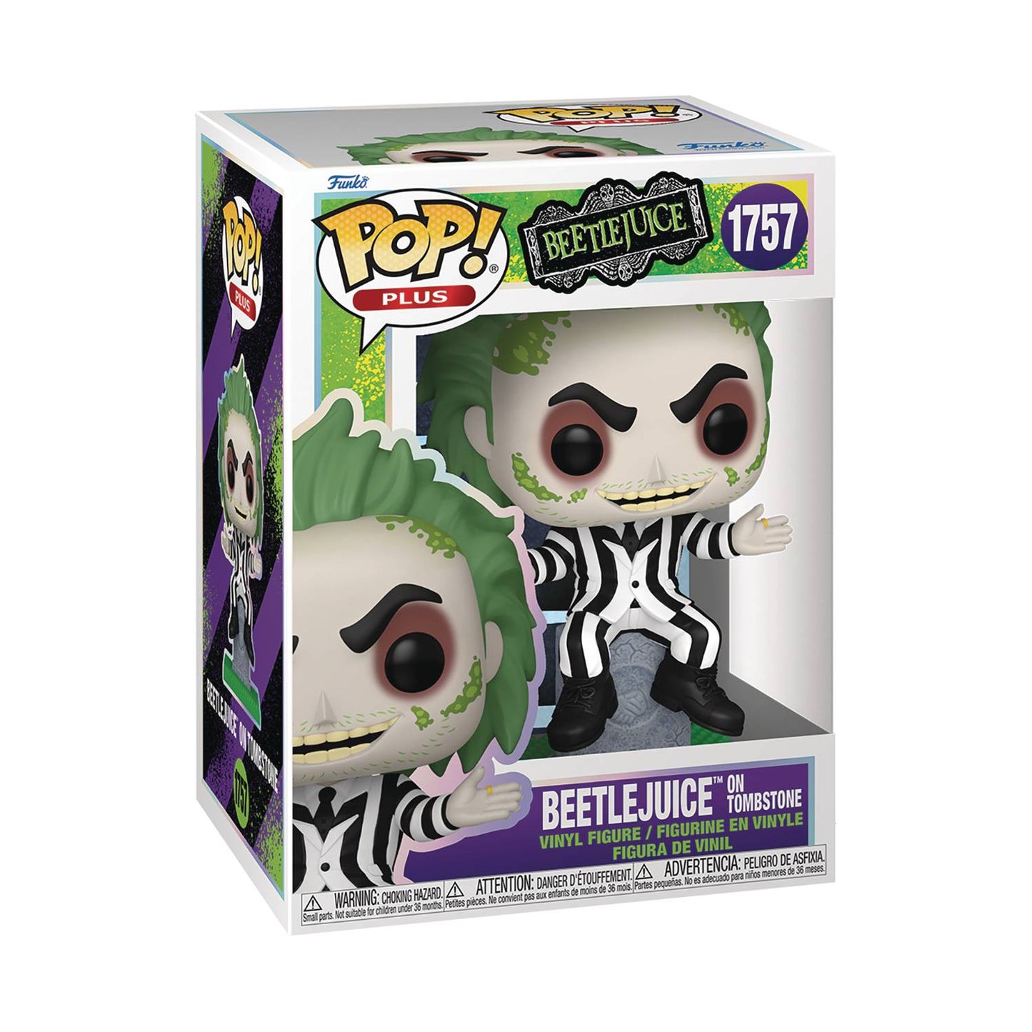 Toys and Models - Pop Plus Beetlejuice S3 Beetlejuice W Tombstone Figure - Fan - Tastic Cards & Comics - FUNKO