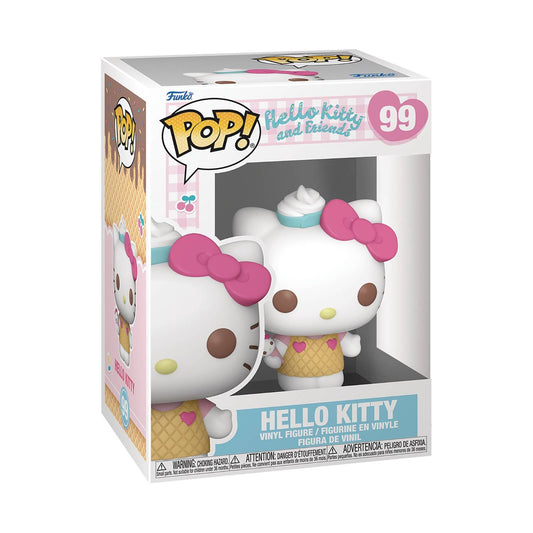 Toys and Models - Pop Sanrio Hello Kitty Ice Cream Hello Kitty Figure - Fan - Tastic Cards & Comics - FUNKO