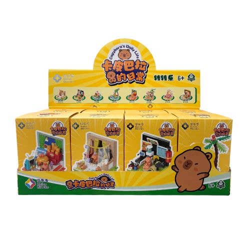 Toys and Models - CAPYBARA DAILY BUILDING BLOCKS Blind Box - Fan-Tastic Cards & Comics - Loz