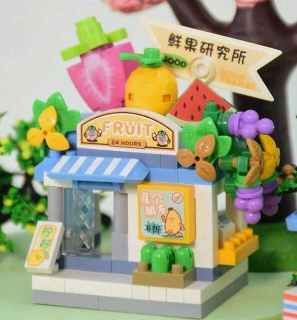 Toys and Models - Kawaii Brick Building Set - Fan - Tastic Cards & Comics - Loz