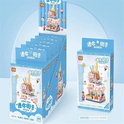 Toys and Models - LOZ MICRO STREET MINI ICE CREAM SHOP - Fan-Tastic Cards & Comics - Loz