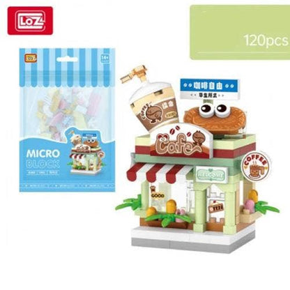 Toys and Models - LOZ MINI CITY SHOP - COFFEE SHOP - Fan-Tastic Cards & Comics - Loz