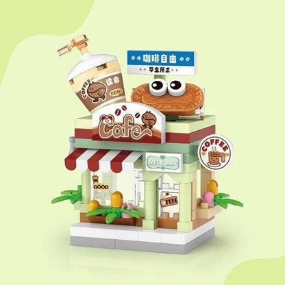 Toys and Models - LOZ MINI CITY SHOP - COFFEE SHOP - Fan-Tastic Cards & Comics - Loz