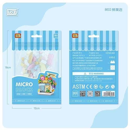 Toys and Models - LOZ MINI CITY SHOP - FRUIT SHOP - Fan-Tastic Cards & Comics - Loz