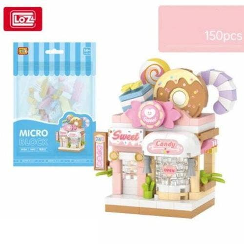 Toys and Models - LOZ MINI CITY SHOP - SWEET SHOP - Fan-Tastic Cards & Comics - Loz