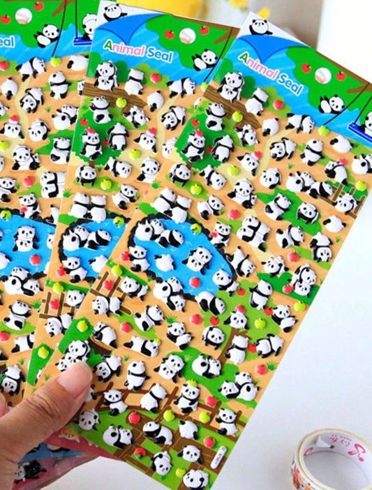 Toys and Models - Cartoon Pattern 3D Assorted Sticker - Fan - Tastic Cards & Comics - OTHER PUBLISHERS