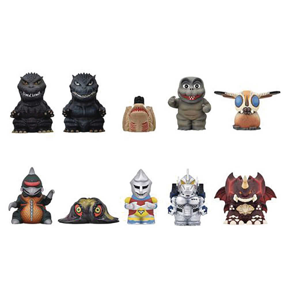 Toys and Models - Godzilla Series 2 Finger Puppet 10pc Blind Mystery Box - Fan - Tastic Cards & Comics - OTHER PUBLISHERS