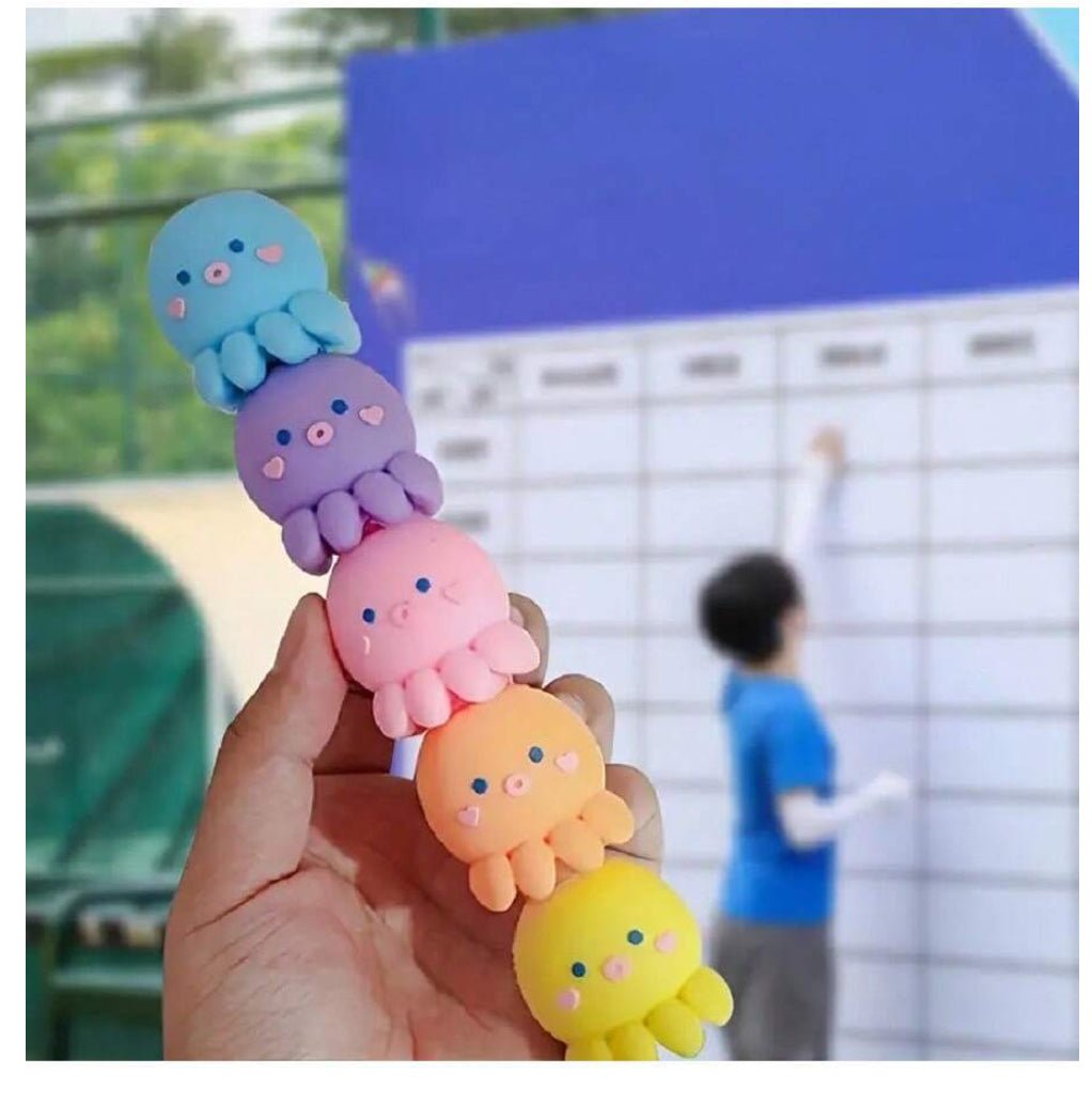 Toys and Models - Octopus Highlighter Pen Set - Fan - Tastic Cards & Comics - Sunshiny