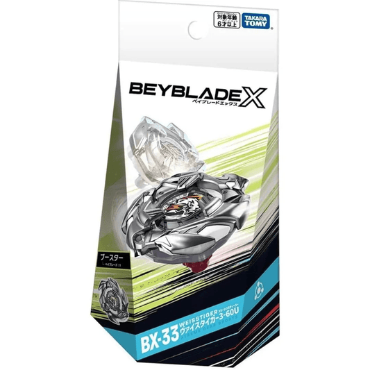 Toys and Models - Beyblade BX - 33 WeissTiger - Fan - Tastic Cards & Comics - Takara Tomy