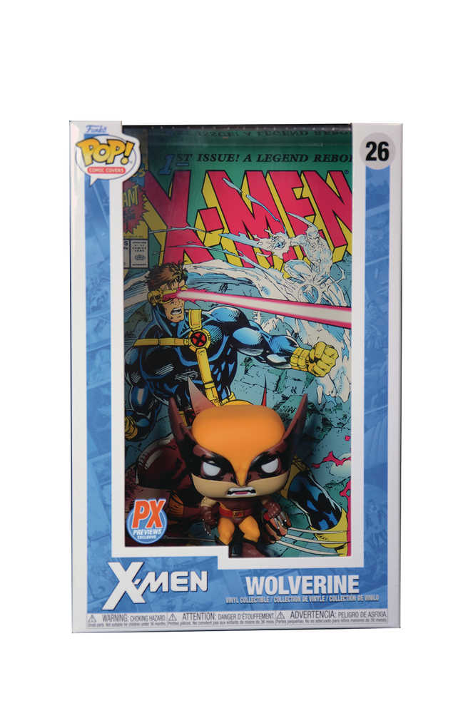 Pop Comic Cover Marvel X-Men Wolverine Previews Exclusive Vinyl Figure