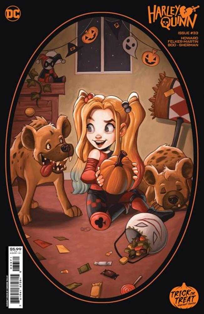 Harley Quinn #33 Cover F Chrissie Zullo Trick Or Treat Card Stock Variant