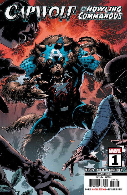 Capwolf Howling Commandos #1 2nd Print Carlos Magno Variant