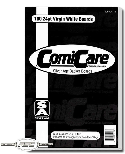 Comic Supplies - Comicare Silver Boards 100 - Fan - Tastic Cards & Comics - 16 Directions Inc.