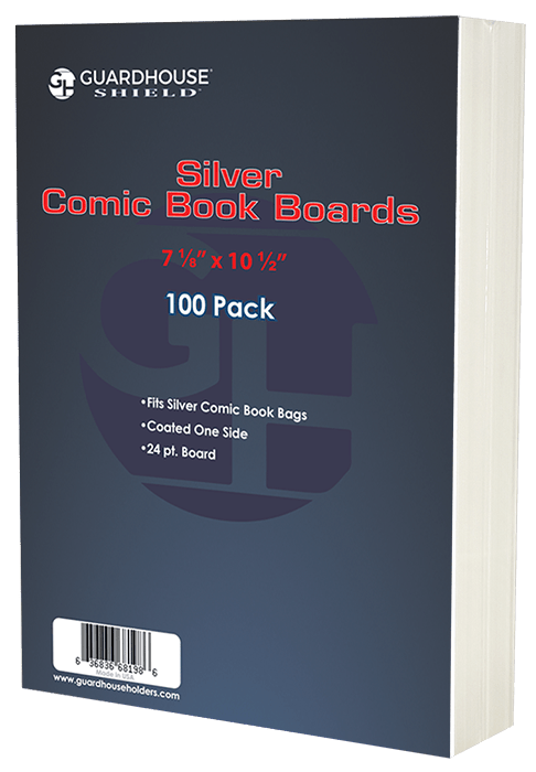 Comic Supplies - Backing Boards for Silver Comic Book Bag (Wide Size) - Fan - Tastic Cards & Comics - Guardhouse