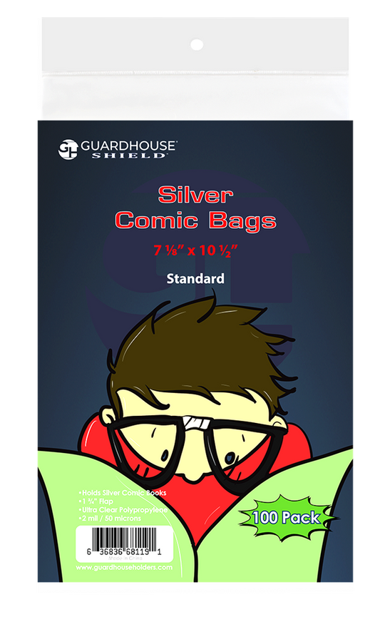 Shield Bag for Silver Age Comics (Standard Size)