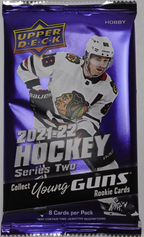NHL Upper Deck 2021-2022 Series Two Pack